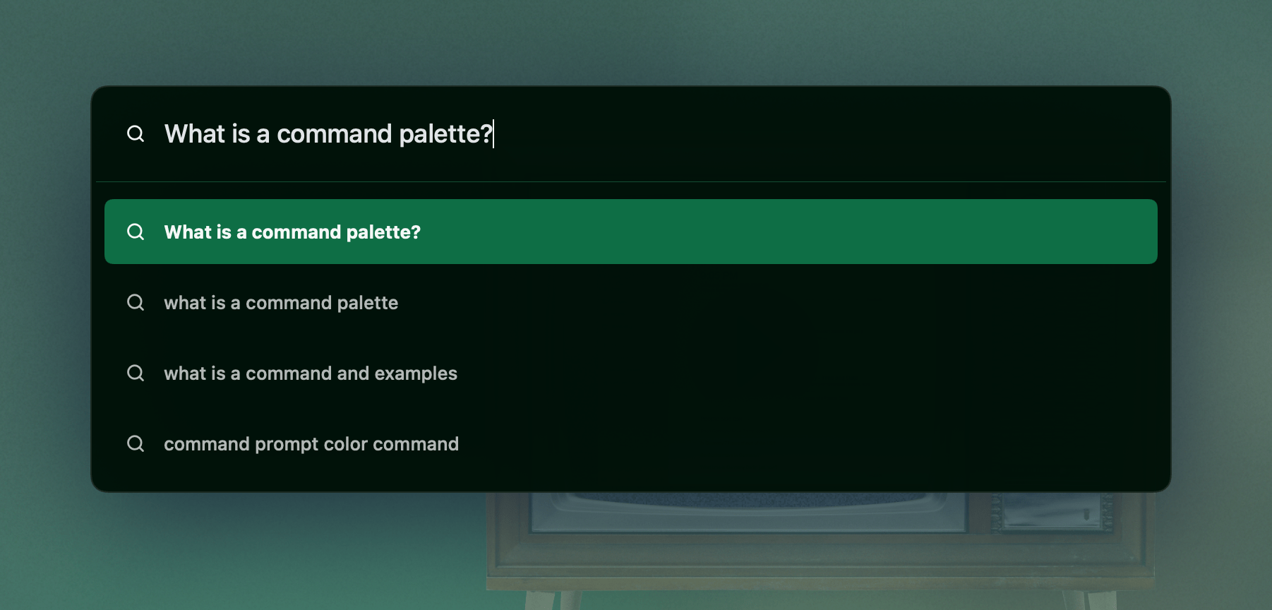Arc Command Palette